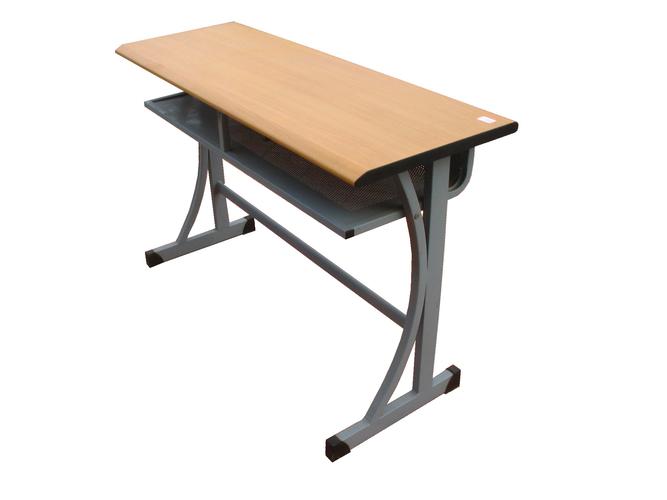 学生优质双人课桌凳批发校用学生桌椅钢木课桌凳