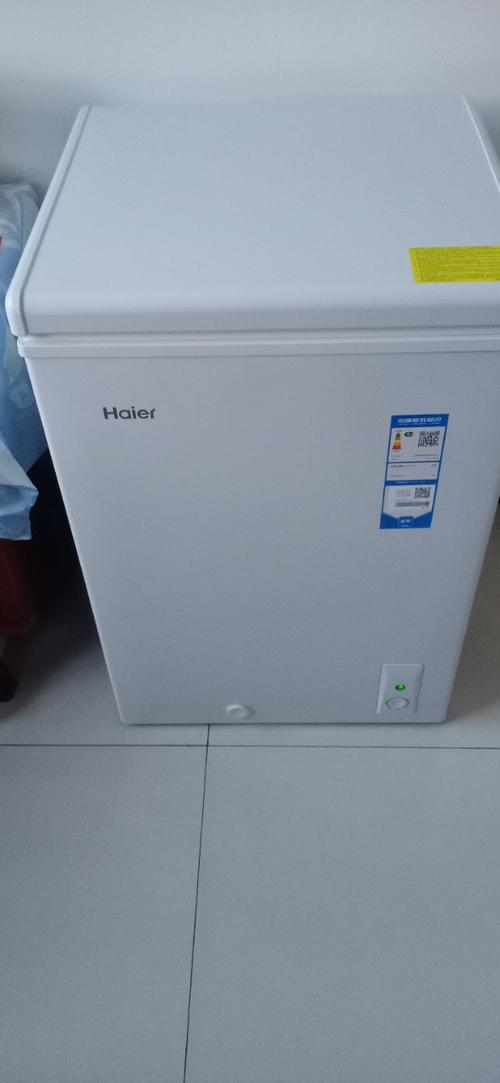 海尔(haier)103升 卧式冷柜 80%减霜 一机多用 节能省电 家用小冰柜