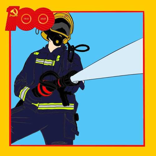 这100个消防员专属卡通头像一定有你喜欢的