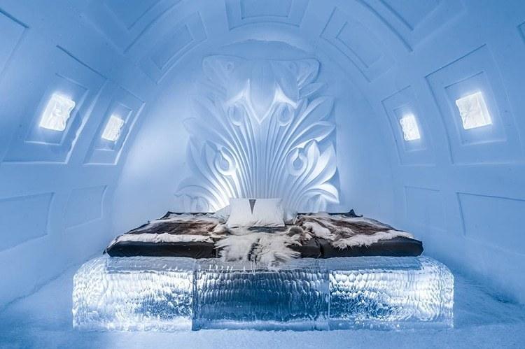 北极圈以北200公里内有着世界上第一间冰屋酒店