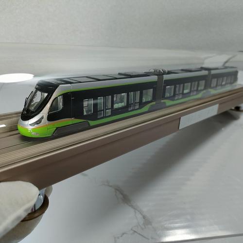 广州248广佛山2号线地铁有轨电车静态仿真模型纪念品玩具 1/87比例