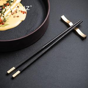 alaniz黑檀木筷子家用实木筷子一人一筷耐高温日式筷子