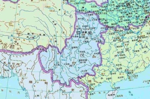 蜀汉地图