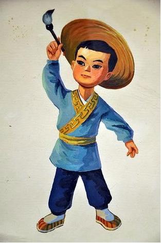 《神笔》是由上海美术电影制片厂1955年制作的的木偶人动画片,由