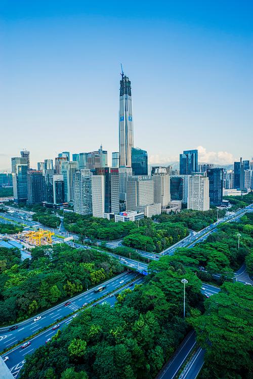 深圳中心区cbd建筑群图片