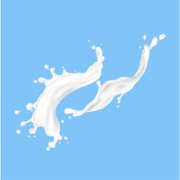 牛奶素材 高清元素 牛奶喷溅 液体倾倒流动 平面设计 ai矢量