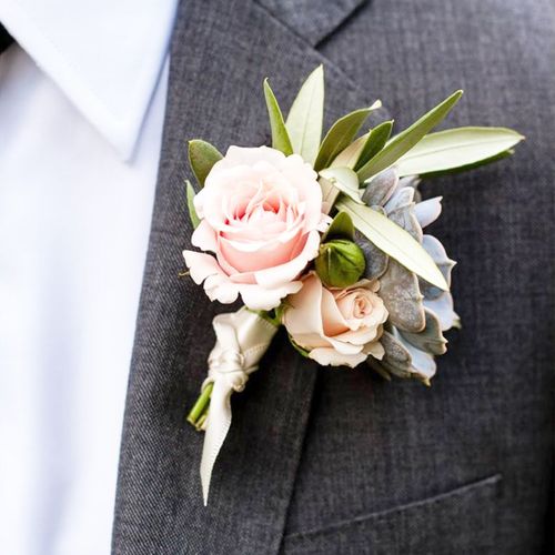 新郎新娘婚礼胸花制作材料三角别针夹子婚庆用品  爱上花衣鲜花包装