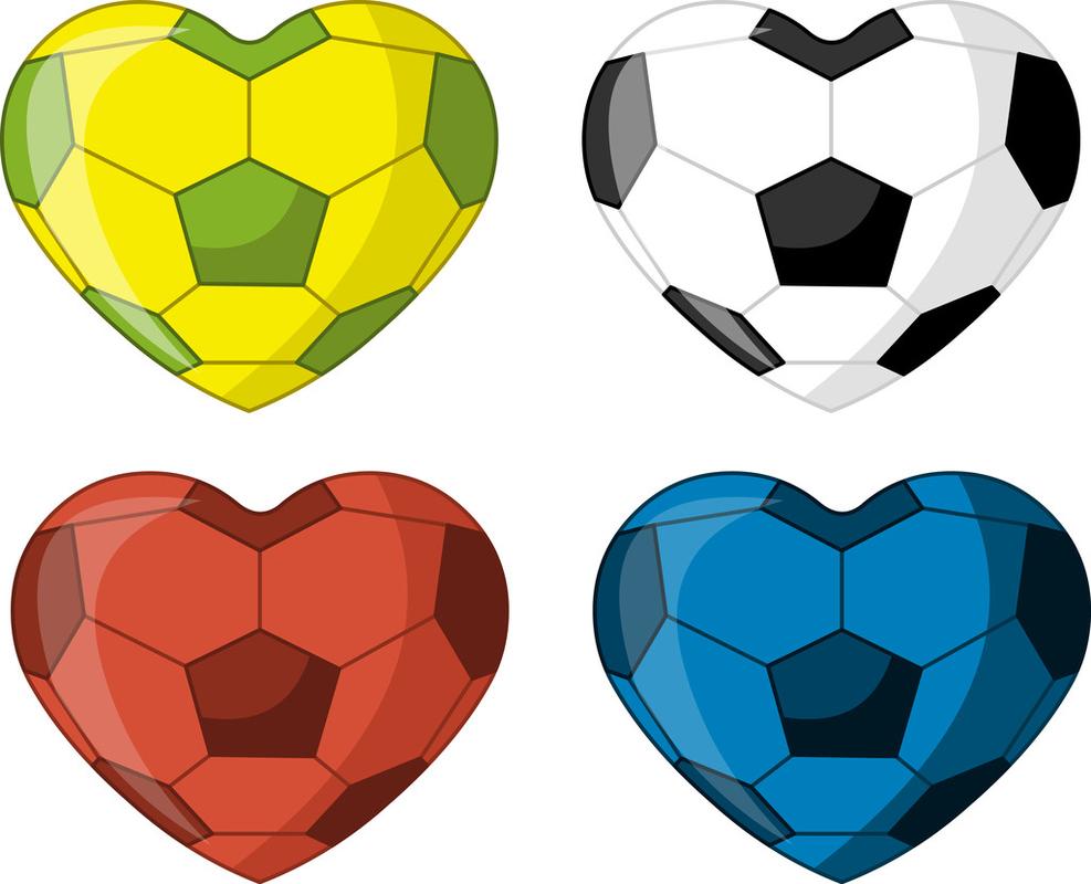 球心的形状,足球足球球在心的形状