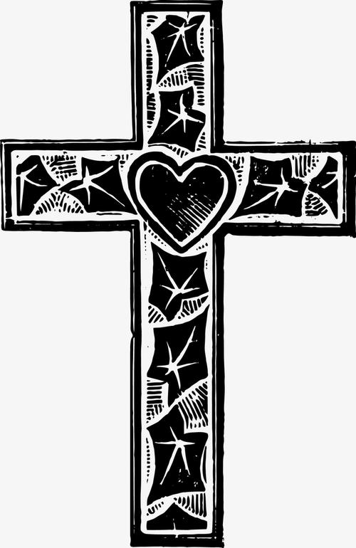 爱心十字架