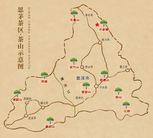 思茅茶区 - 千家寨古茶山简介及千家寨普洱茶的品质特点