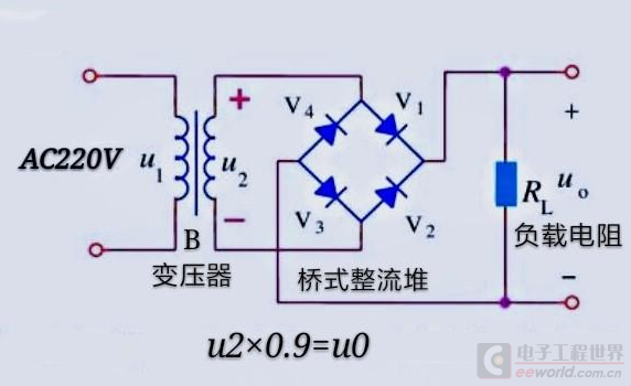 整流桥输出电压是多少,asemi整流桥kbu610怎么算输出电压