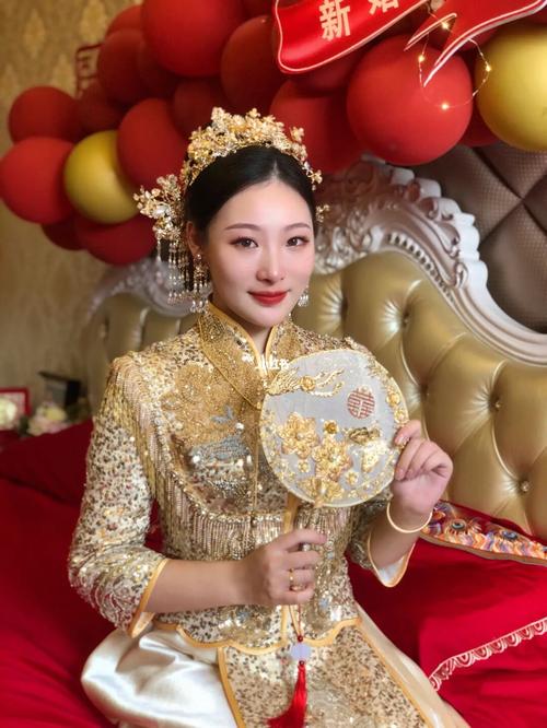 我的婚礼造型 #江西乐平化妆师 #新娘妆 #中式造型 #秀和服 #婚纱礼服