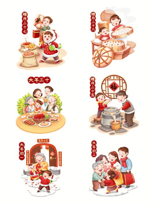 06中国传统新春佳节怎么少得了年俗文化;腊月二八把面发,打糕蒸馍