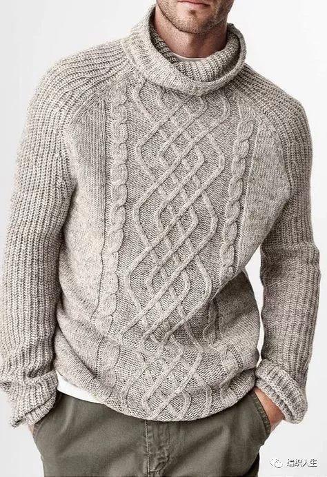 男士毛衣就该这么织,漂亮又实穿,暖男都爱他!(附图解)