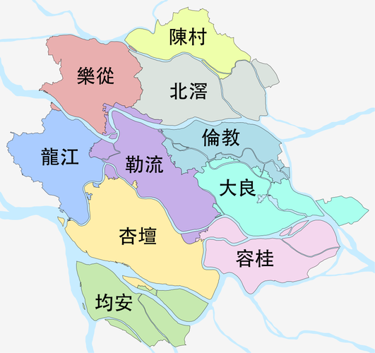 file:map of shunde (zh-hant).svg