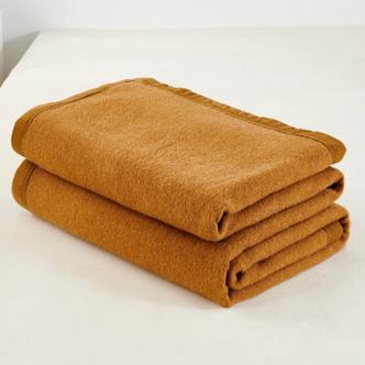 偌一羊毛毯纯羊毛盖毯铺垫被加厚冬季沙发毯子单人办公室午休毯盖腿
