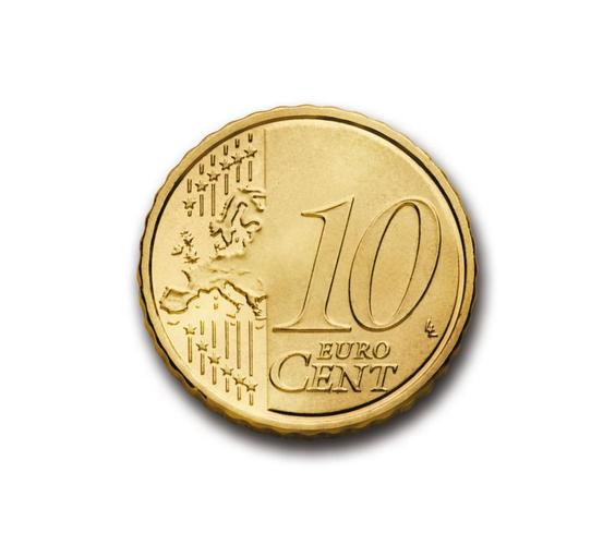 占,10,欧元,硬币,货币,欧洲,钱