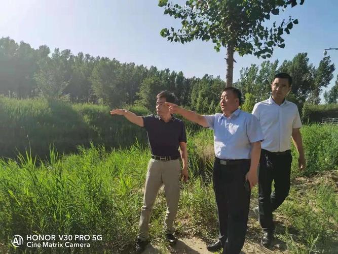 宁津县肖志勇对我县主要河流考核断面和重点企业开展调研