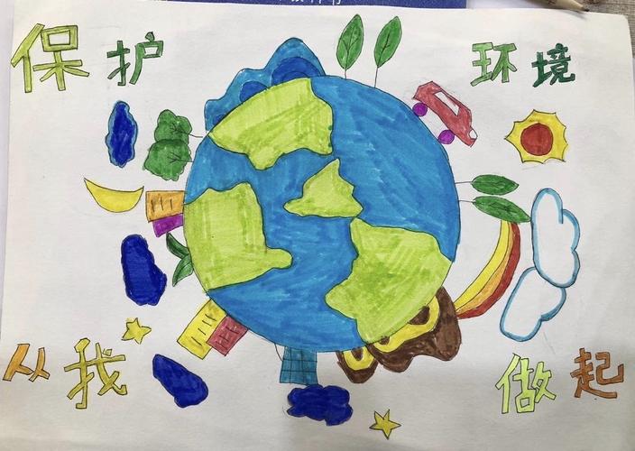 我的彩色地球!——记实验小学三(3)班主题海报制作活动