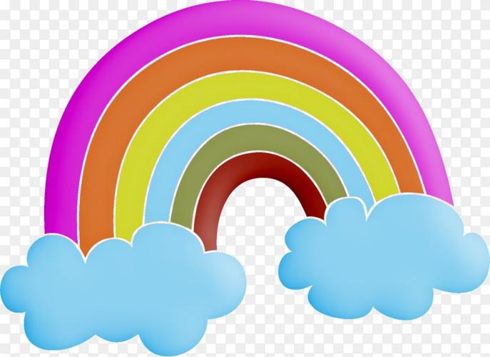 本次彩虹png透明图片素材主题是彩虹剪贴画-卡通彩虹,图片编号是