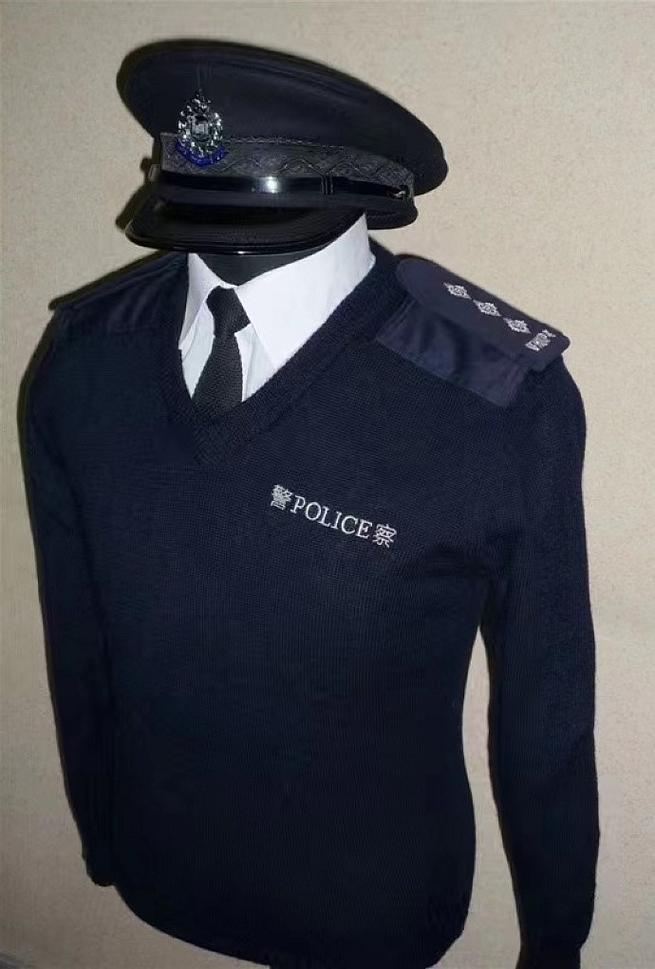 中国香港警察的警徽,警衔,警服