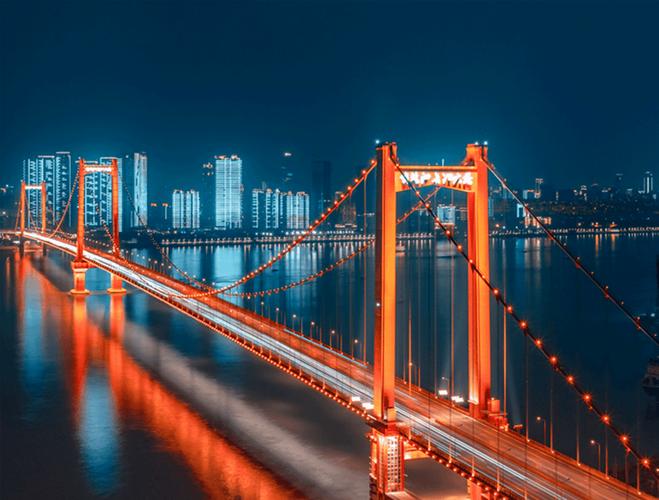 中国最美公路 | 鹦鹉洲长江大桥,横跨长江,雄姿焕发_武汉_设计_汉阳