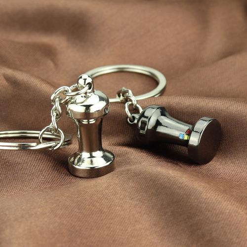 创意小礼品厂家批发时尚咖啡壶系列磨豆机粉锤定制赠送礼品钥匙扣