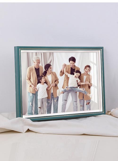照片打印加相框洗照片做成全家福相框照片放大挂墙寸制作打印加摆台