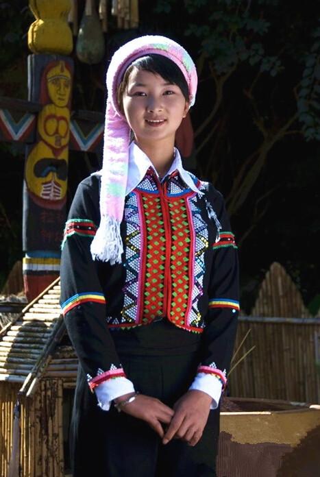 拉祜族美女图片 中国民族美女图片