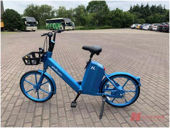 永安行氢燃料电池共享单车 图片来源:每经记者 朱成祥 摄
