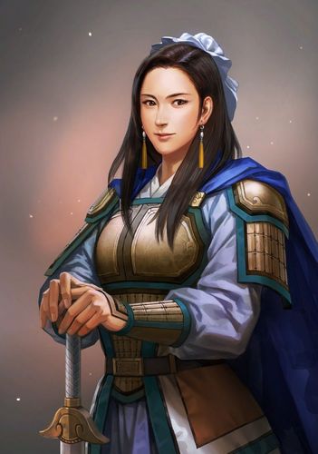 经典系列游戏《三国志13》女武将头像立绘高清图(16)