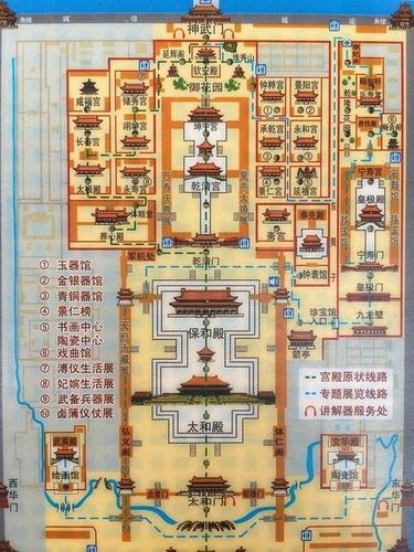 北京故宫是中国明清两代的皇家宫殿,旧称为" 紫禁城",位于北京中窒哌