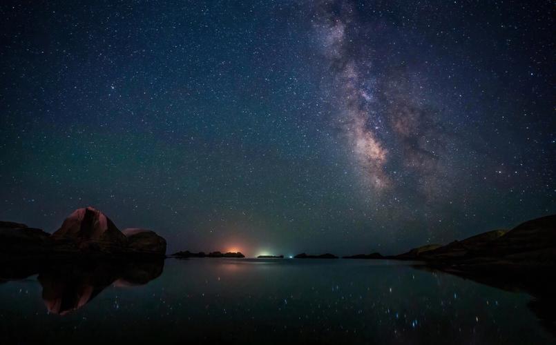 水上雅丹的星空银河摄影往年错过了的星空