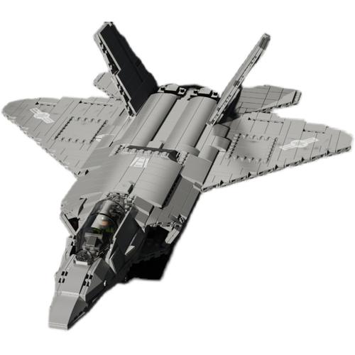 f22猛禽乐高战斗机模型飞机军事基地f35闪电积木建构
