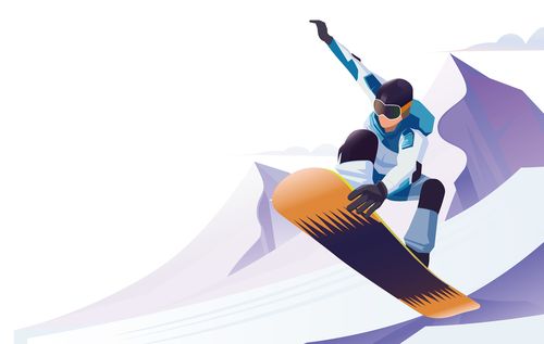 2019-2020冬奥滑雪|插画|商业插画|天吴07 - 原创作品 - 站酷 (zcool)
