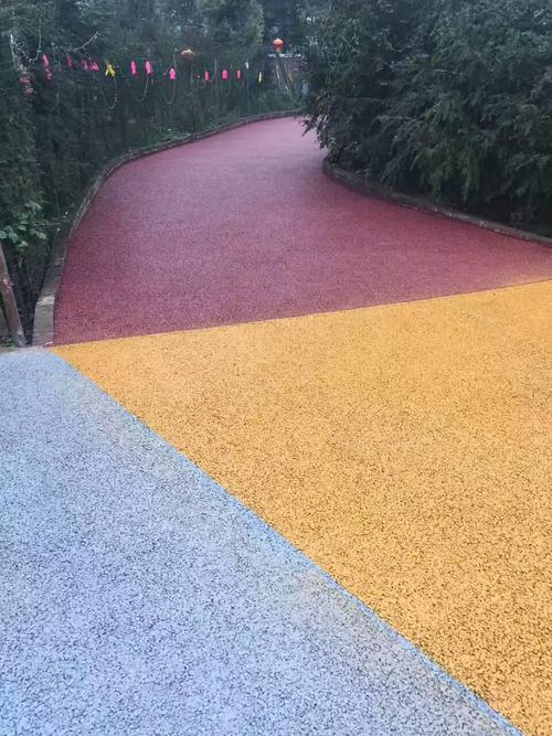铜川新型铺装材料 彩色压印地坪施工流程