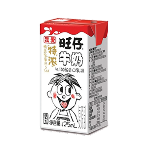旺仔牛奶特浓125ml*16盒营养早餐奶学生奶