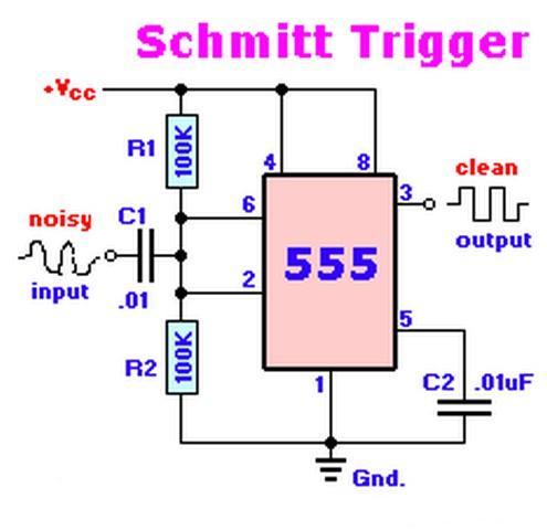用555定时器接成的施密特触发器电路,试问:当ucc=9v,控制电压uco=5v时
