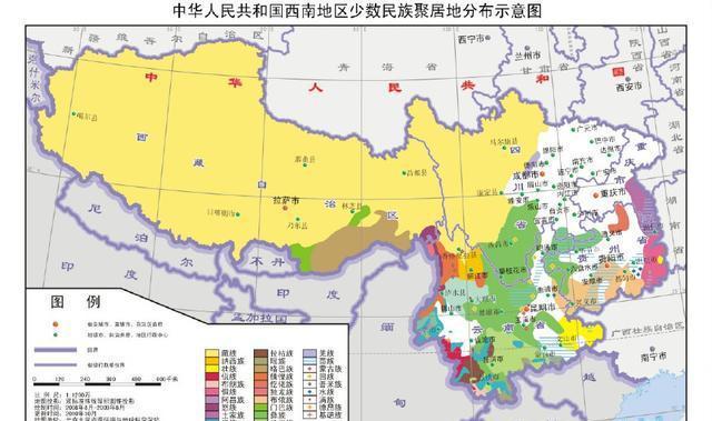 分布在西藏自治区东南部的珞瑜地区及相邻的察隅,墨脱,米林,隆子等县