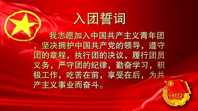 100年共青春中节能铁汉团委组织重温入团誓词主题活动