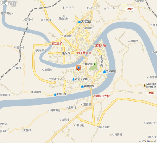 泸州市江阳区地图