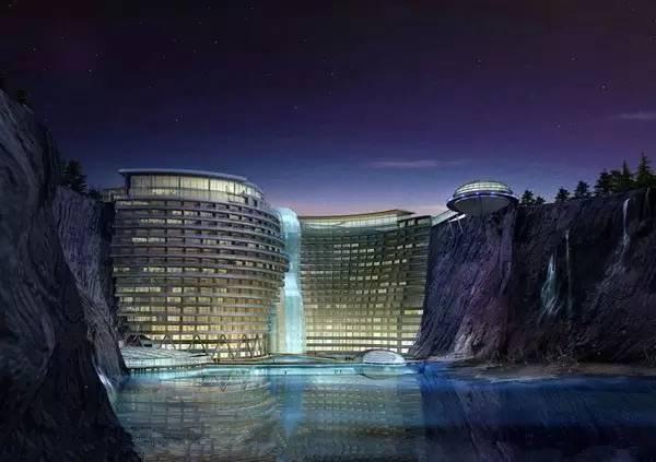 深坑终于以全新的风貌展现在世人面前,开建一座21层的五星级酒店-上海