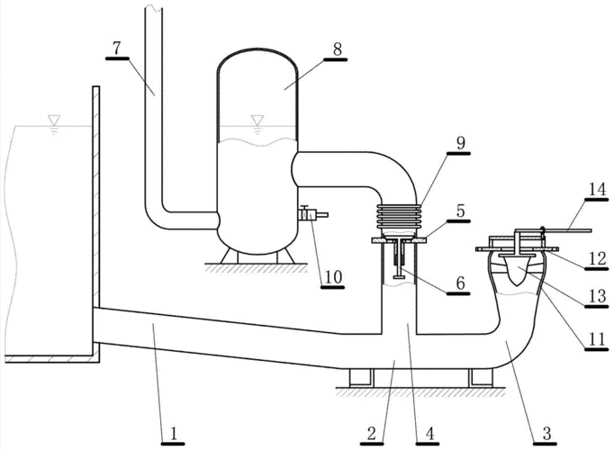 一种分体式大型水锤泵制造技术,大型水锤泵专利_技高网