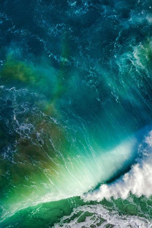 海浪,海洋,美丽的大自然 iphone 壁纸