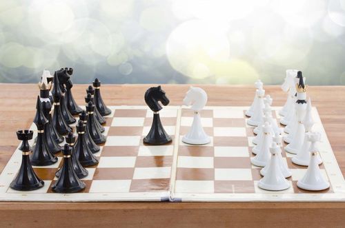 商务国际象棋创意高清图片