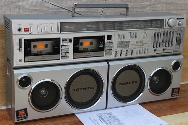 日本进口toshiba东芝rts983收录机大型录音机原装正品收录机