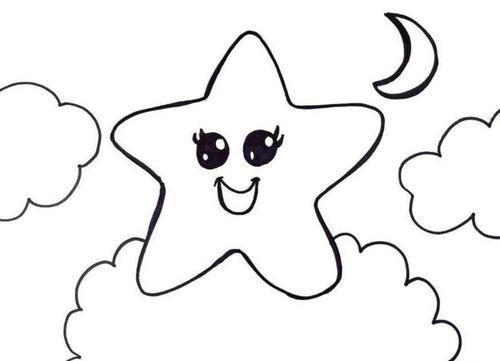 星星的画法幼儿基础简笔画天上到底有多少星星简笔画百度知道儿童画小