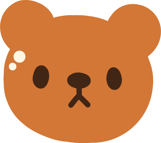 brown bear illustration - 素材 - canva可画