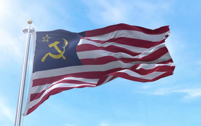 美利坚苏维埃社会主义共和国国旗国歌!