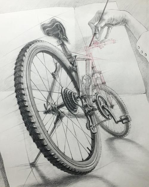 "自行车" 作者:郑铂川